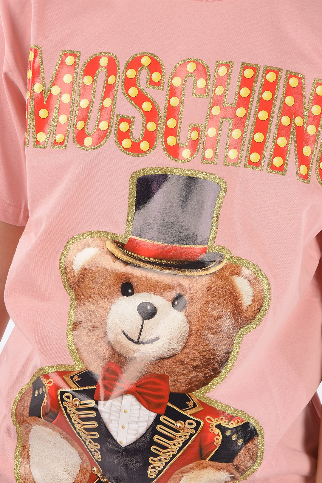 Moschino COUTURE! oversized T-shirt with Logo Print women