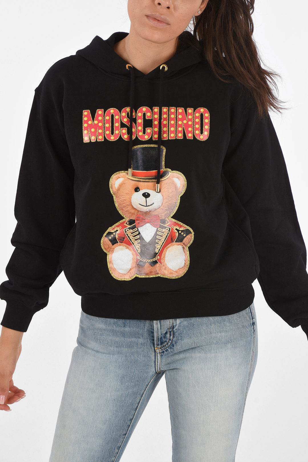 Moschino COUTURE! Printed TEDDY BEAR Hoodie women - Glamood Outlet