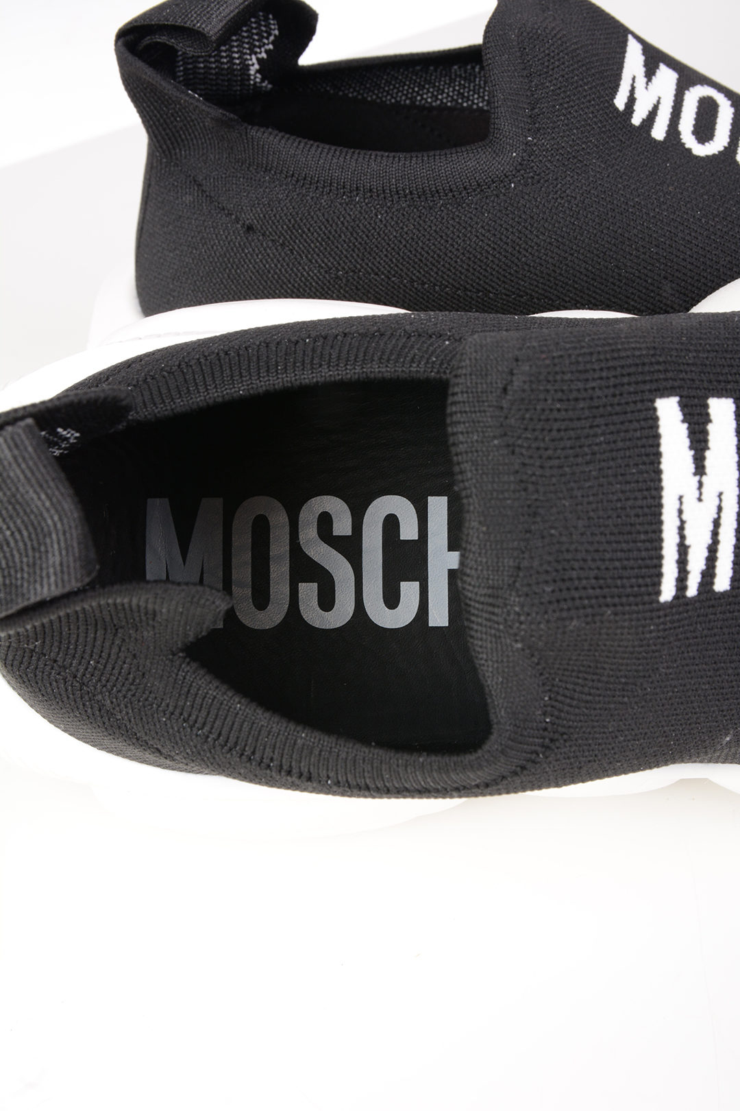 Moschino COUTURE! Sock Sneakers TEDDY with Decorative Sole men