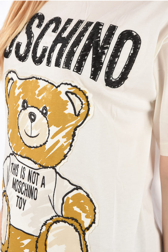 Tシャツ・カットソー MOSCHINO COUTURE Woman T-Shirt Multicolor 07070441 1001 Moschino Logo T-shirts for Women | Mercari