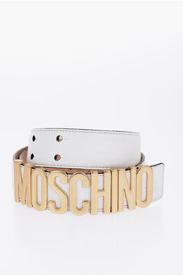 Moschino leather belt best sale