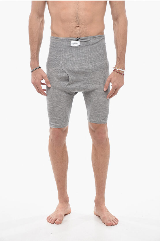 Shop Dior Couture Virgin Wool Jersey Boxer