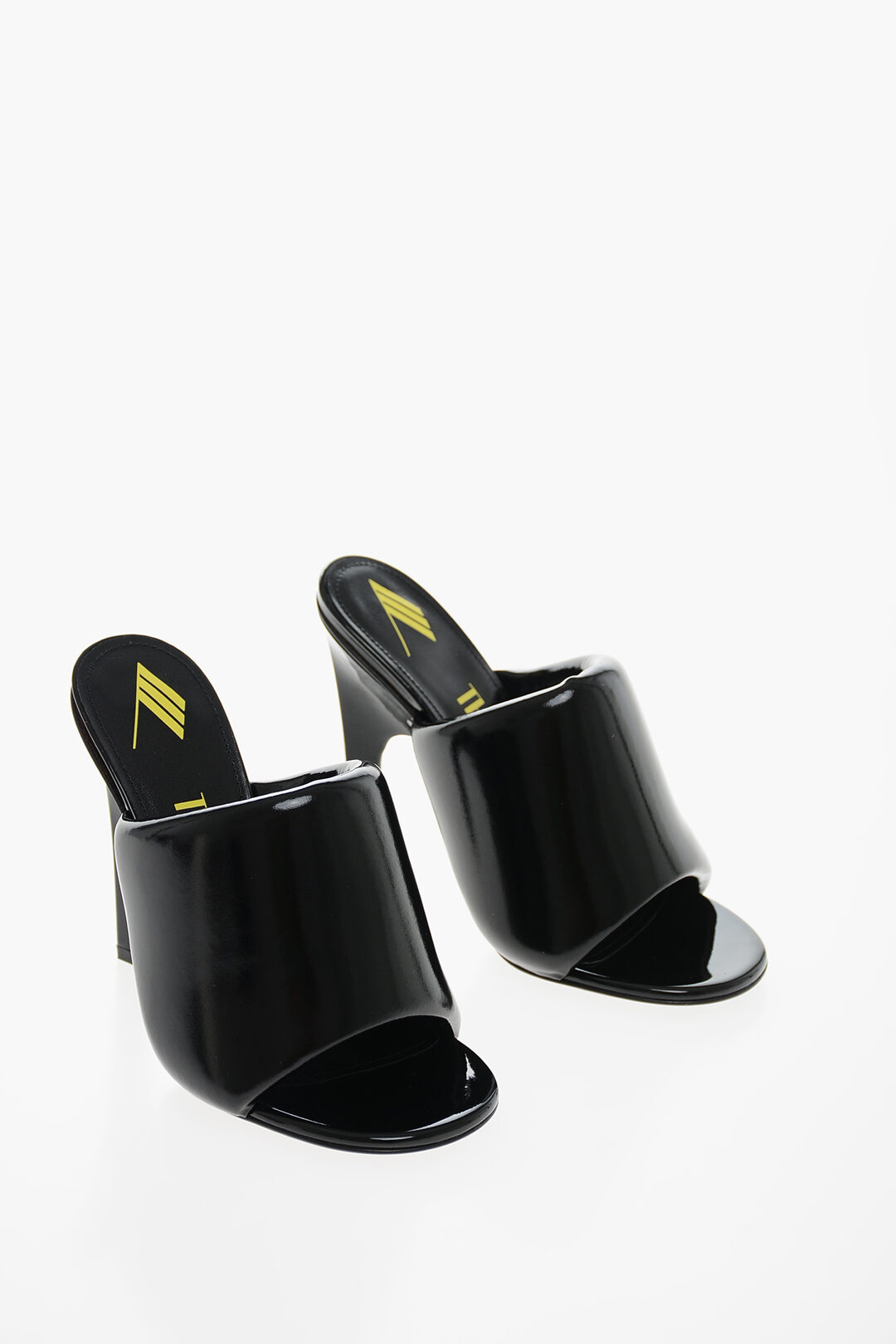 The Attico Covered Heel REM Vinyl Mules 11cm women - Glamood Outlet