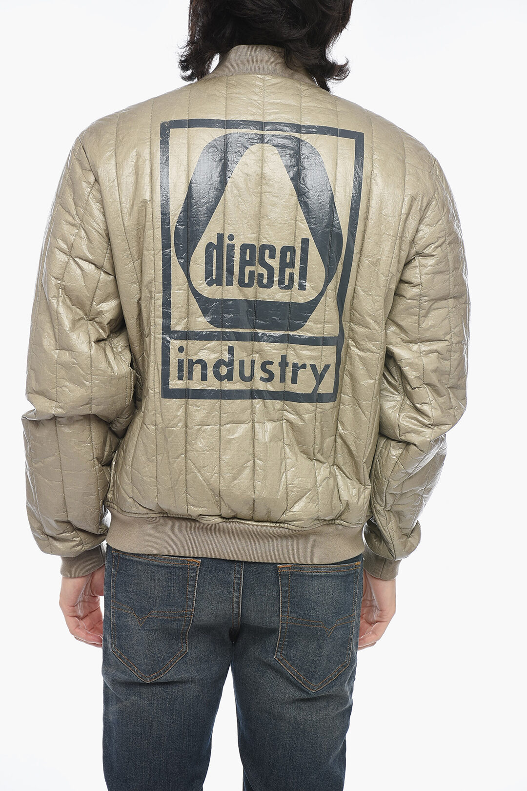 Diesel Craquelé J-ROTH Bomber Jacket men Glamood Outlet - Main Image