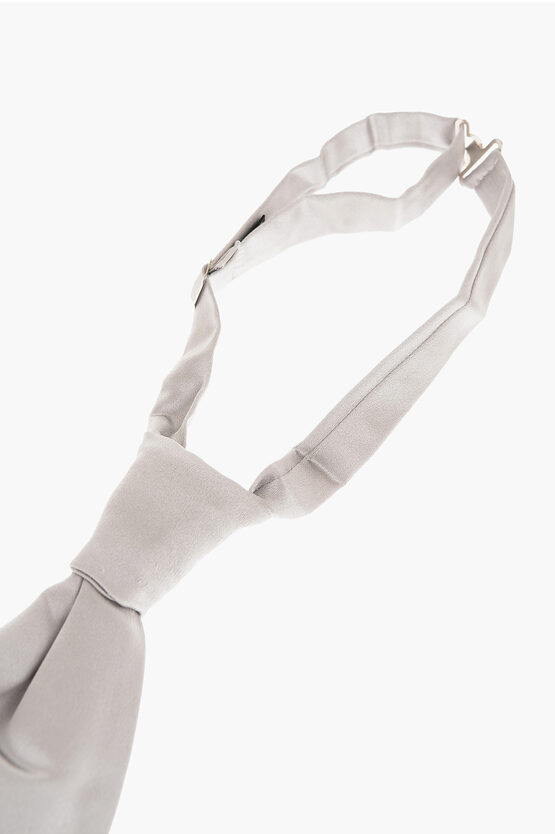 Cravatta Ascot da Cerimonia in Seta a Tinta Unita