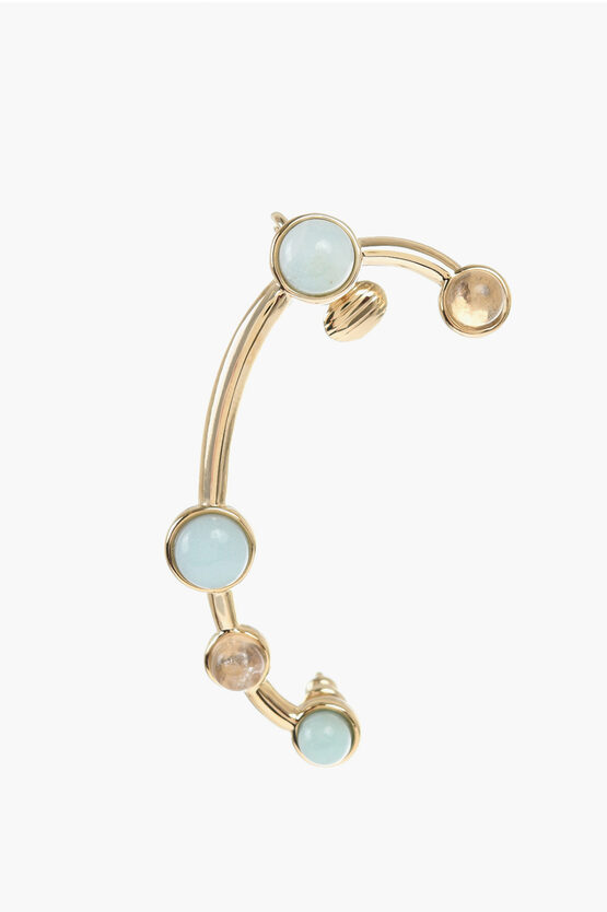 Chloé Crawler Single Earring With Quartz Details