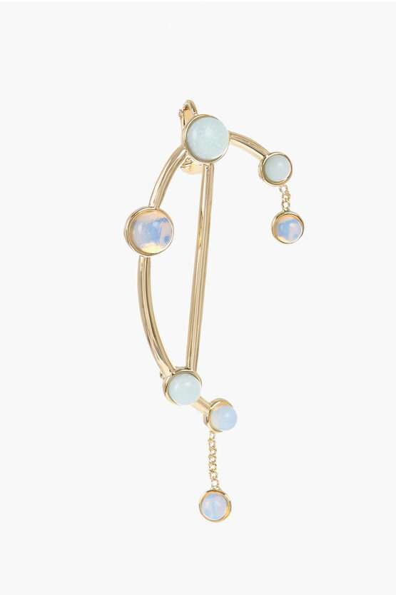Chloé Crawler Single Earring With Quartz Details