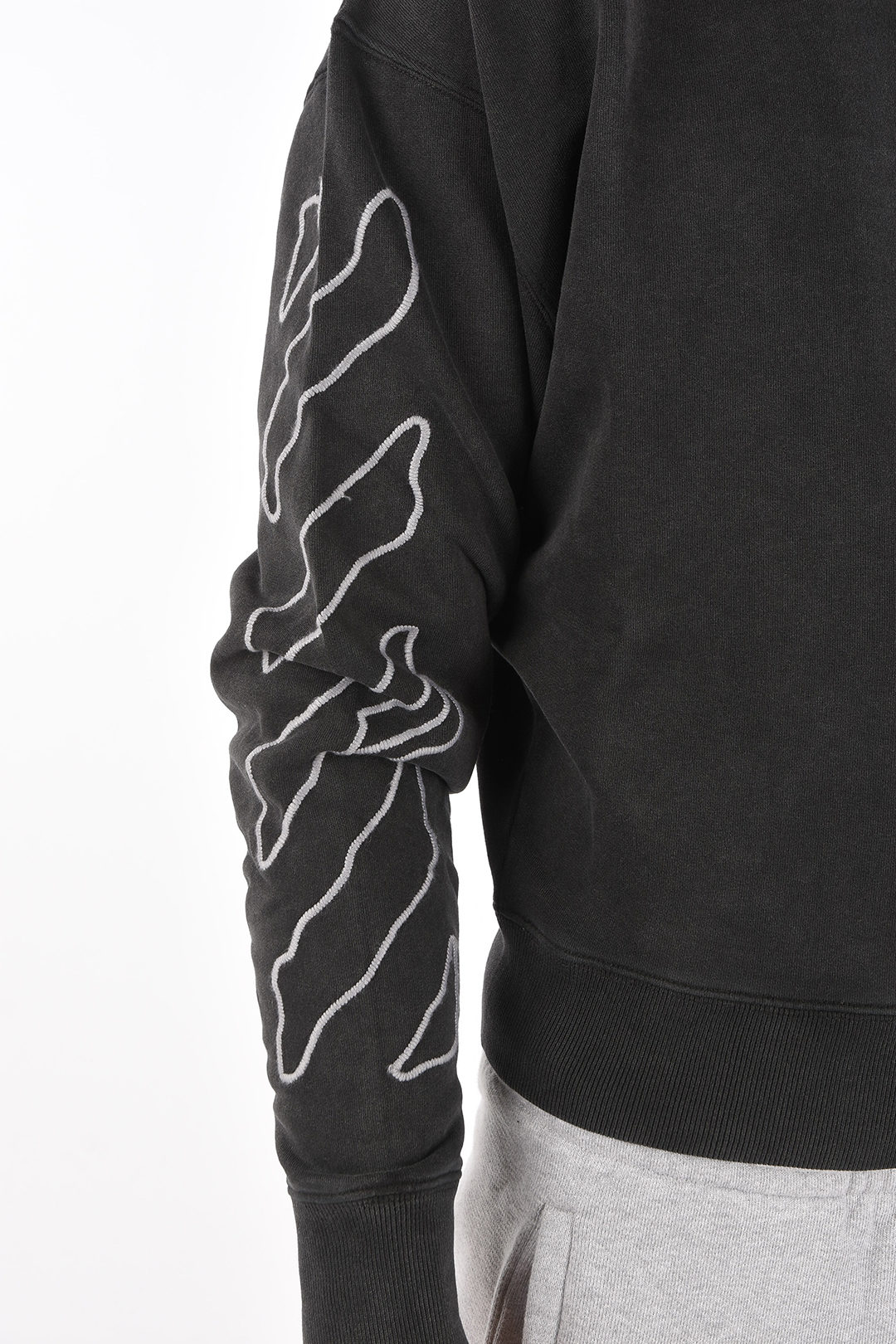 Off-White crew-neck ABSTRACT ARROWS sweatshirt with