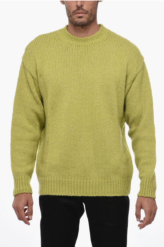 Shop Roberto Collina Crew Neck Alpaca Blend Pullover