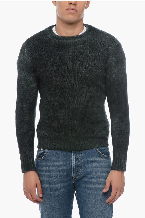 Shop Roberto Collina Crew Neck Alpaca Blend Sweater