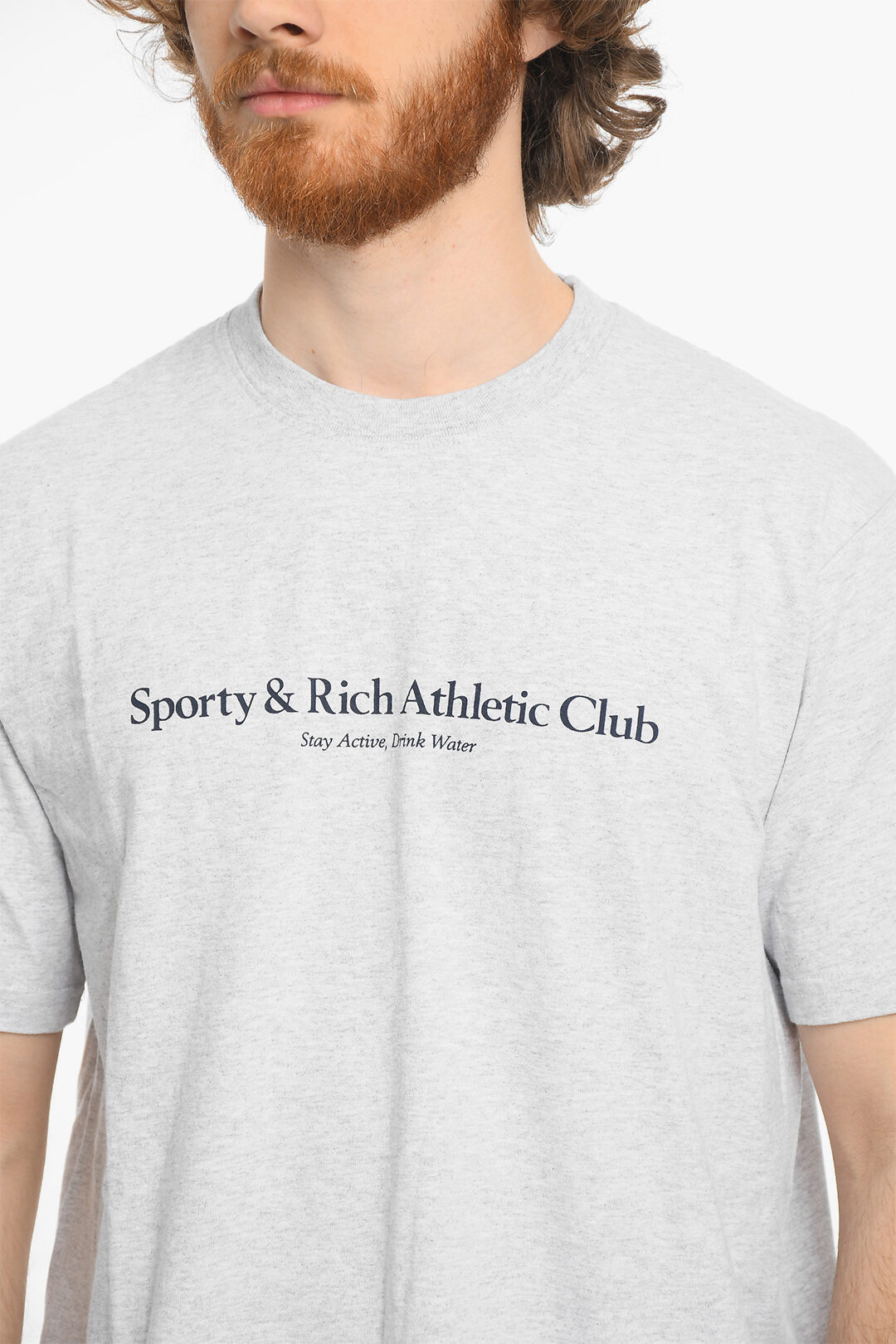 Sporty&Rich★SR Athletic Club Ｔシャツ Sporty & Rich Crew-neck ATHLETIC CLUB T-Shirt men - Glamood