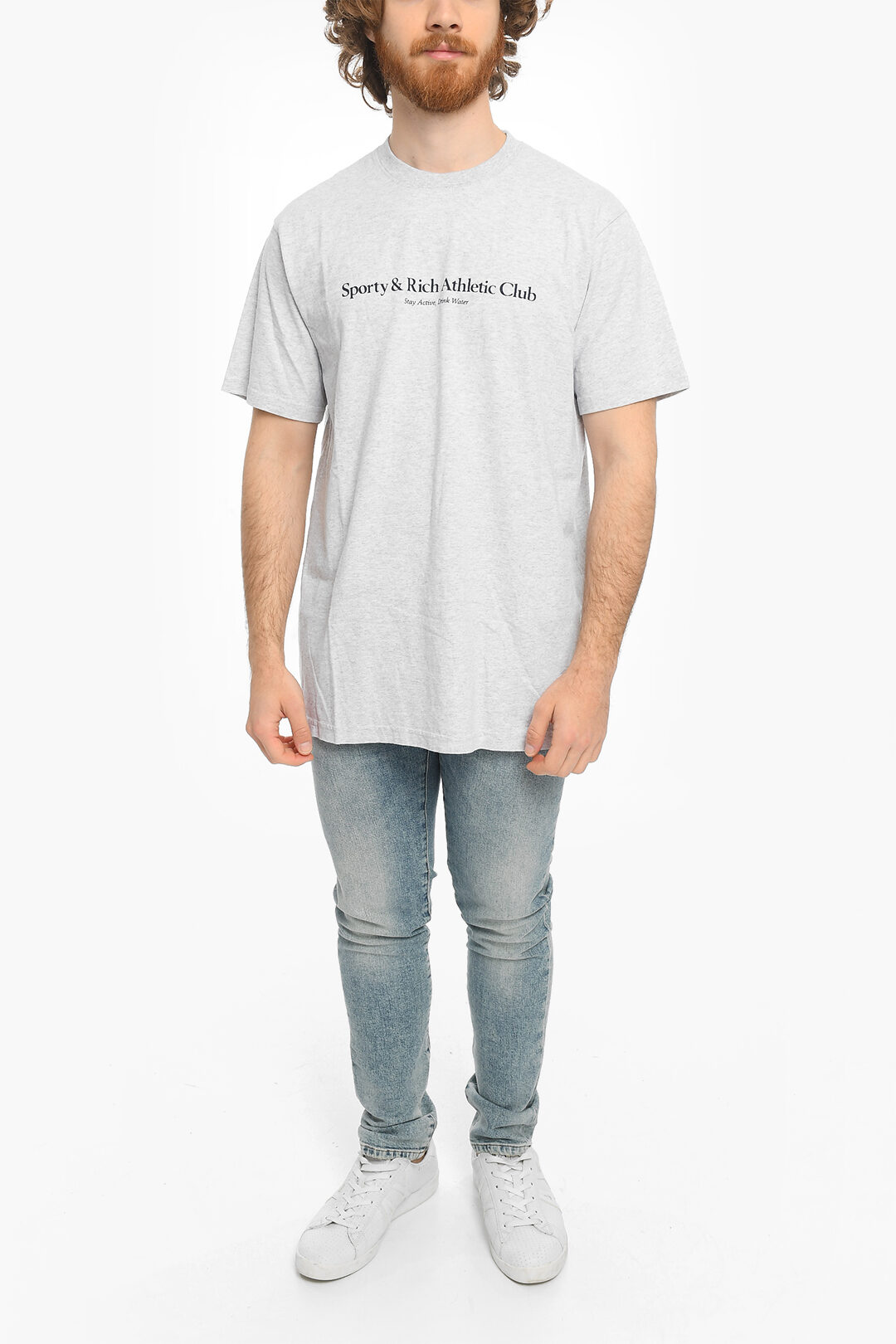 Sporty&Rich★SR Athletic Club Ｔシャツ Sporty & Rich Crew-neck ATHLETIC CLUB T-Shirt men - Glamood