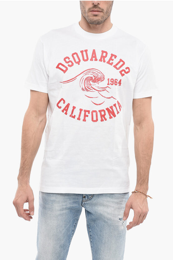 Dsquared2 Crew Neck California Printed T-shirt