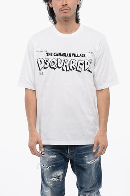 Dsquared2 Cotton D2 GOTHIC Loose Fit T-Shirt men - Glamood
