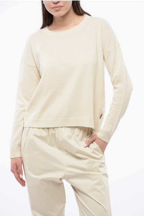 Shop Woolrich Crew Neck Cashmere Blend Sweater