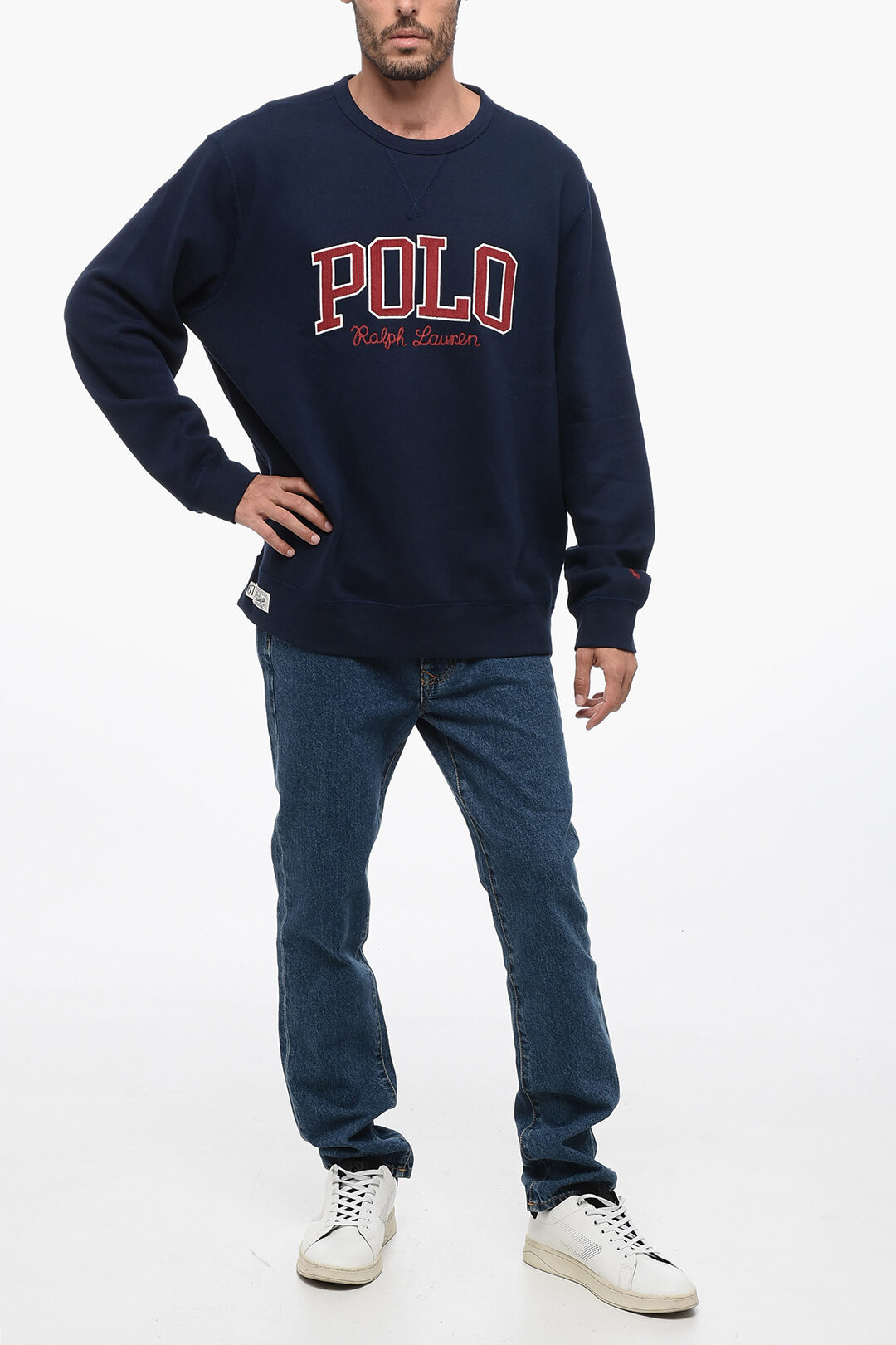 Polo Ralph Lauren Blend Sweatshirt コットン スウェットシャツ Polo Ralph Lauren Logo Cotton-Blend Crewneck Sweatshirt