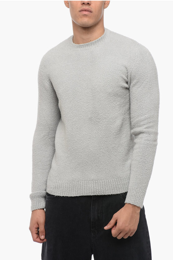 Shop Roberto Collina Crew Neck Cotton Neoprene Sweater