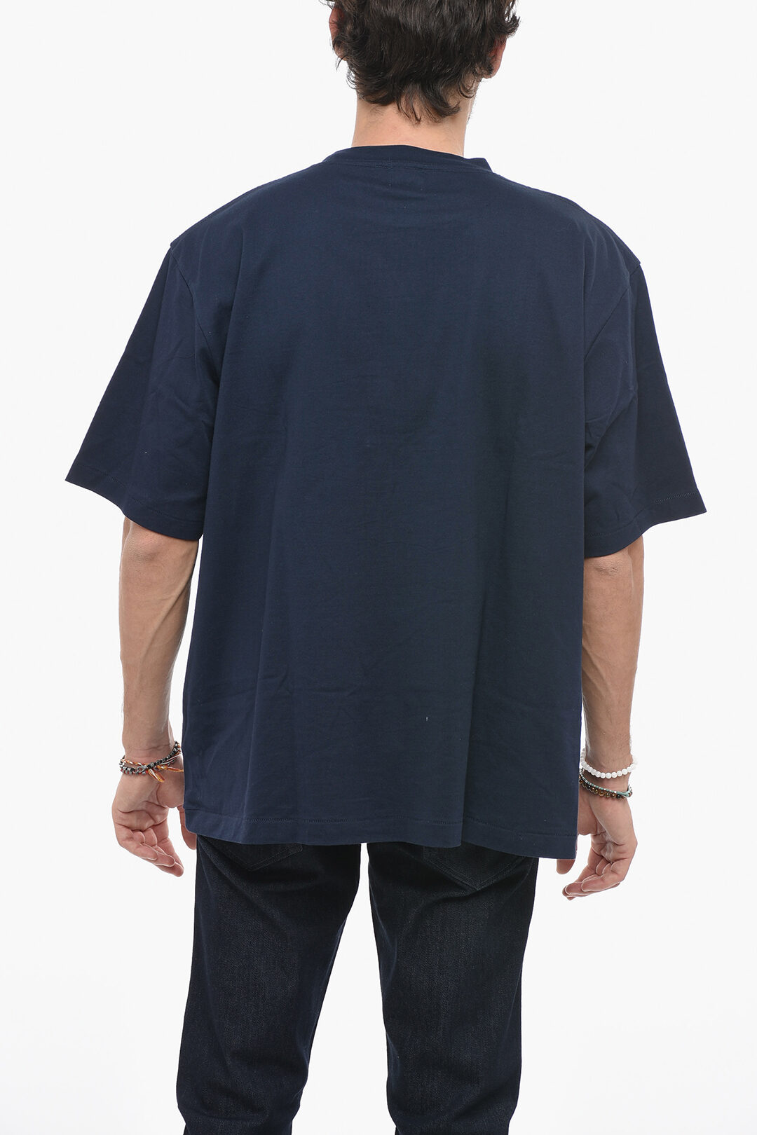 J.Press Crew-Neck Cotton T-shirt with Maxi Logo men - Glamood Outlet