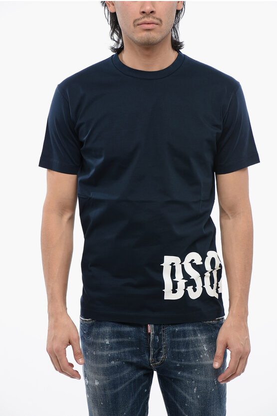 新作コレクション！関税送料込【DSQUARED2】GYM REGULAR T-SHIRT Dsquared2 - White T-shirt with worn 