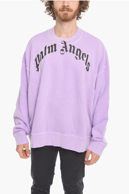 Palm Angels crew-neck SHANGHAI SPRAYED t-shirt men - Glamood Outlet