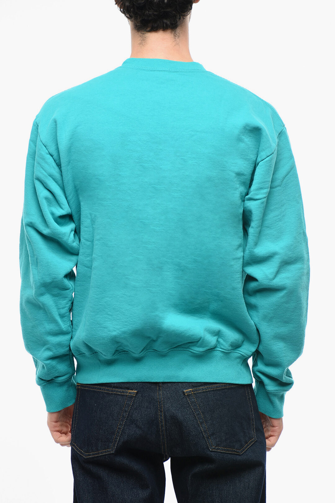 Sporty & Rich Crew Neck HEALTH Cotton Sweatshirt men