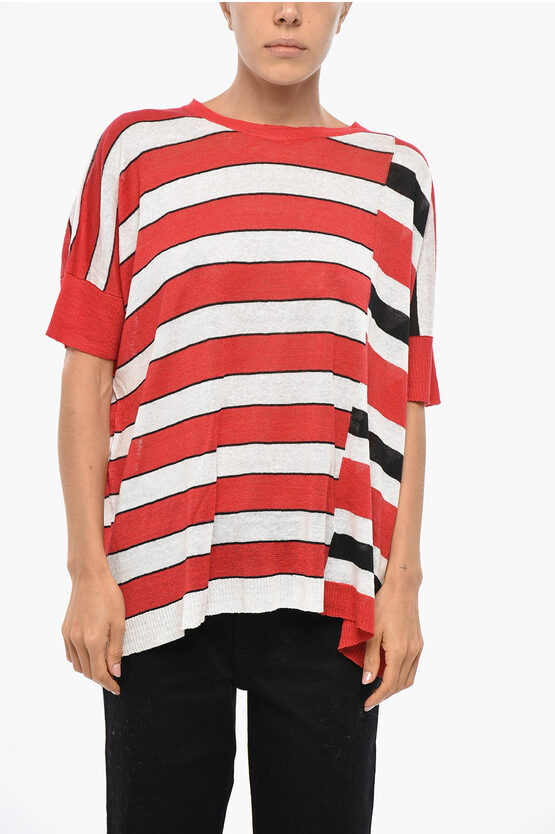 Crew Neck Linen Swe… - image