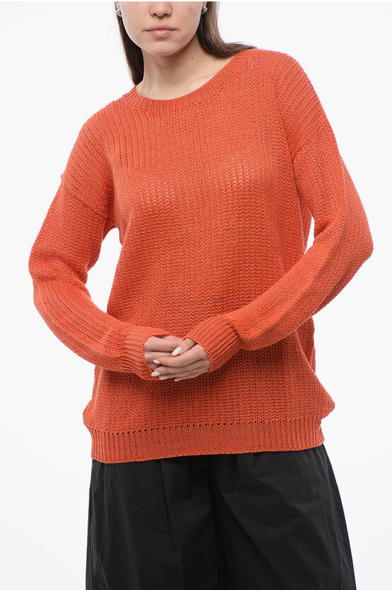 Crew Neck Linen Swe… - image