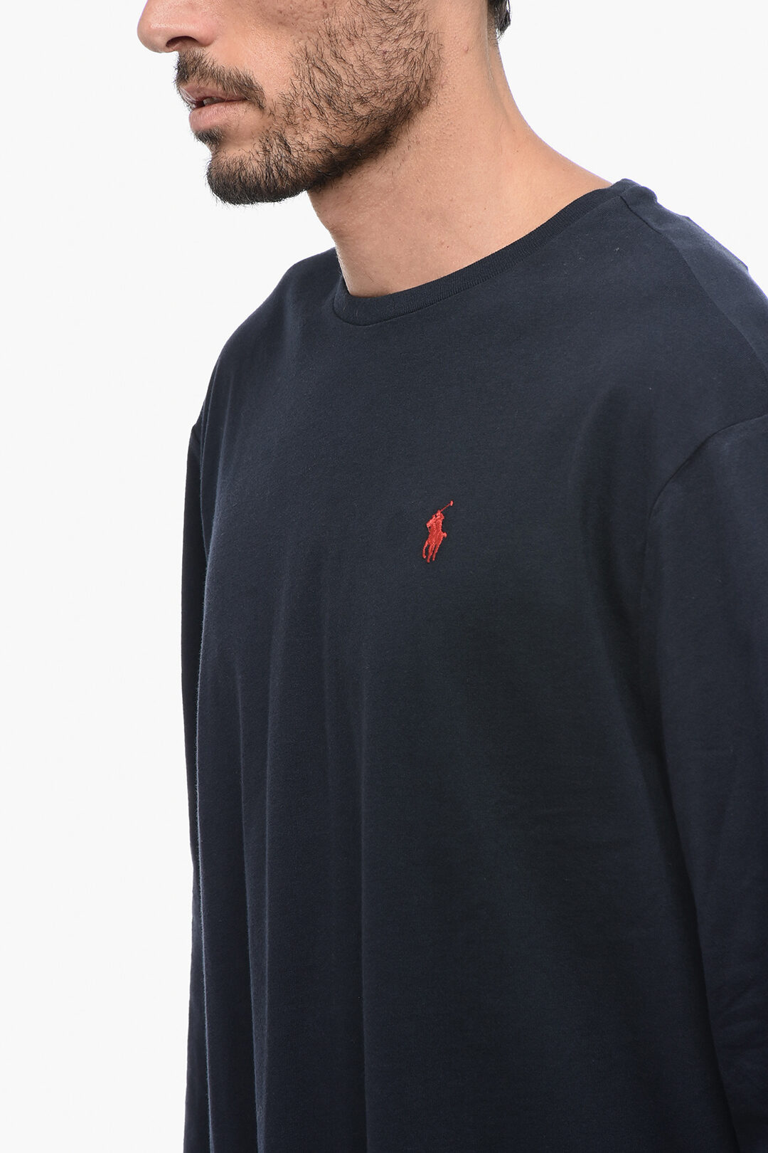 Polo Ralph Lauren Crew Neck Long-sleeved Cotton T-Shirt men