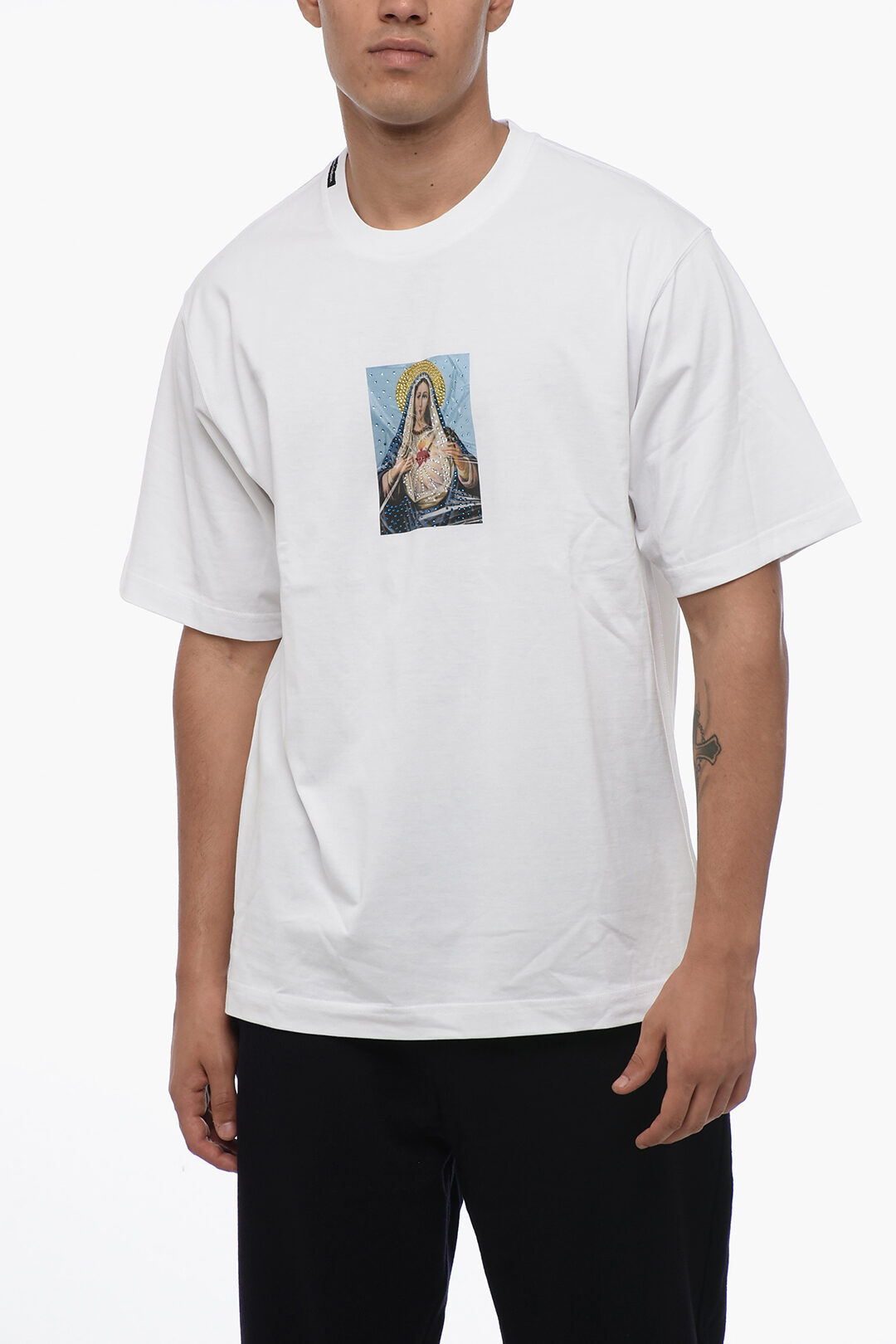 DOLCE&GABBANA MarrilynMonroe Tシャツ D&G Dolce & Gabbana Marilyn Monroe mens t-shirt short sleeve