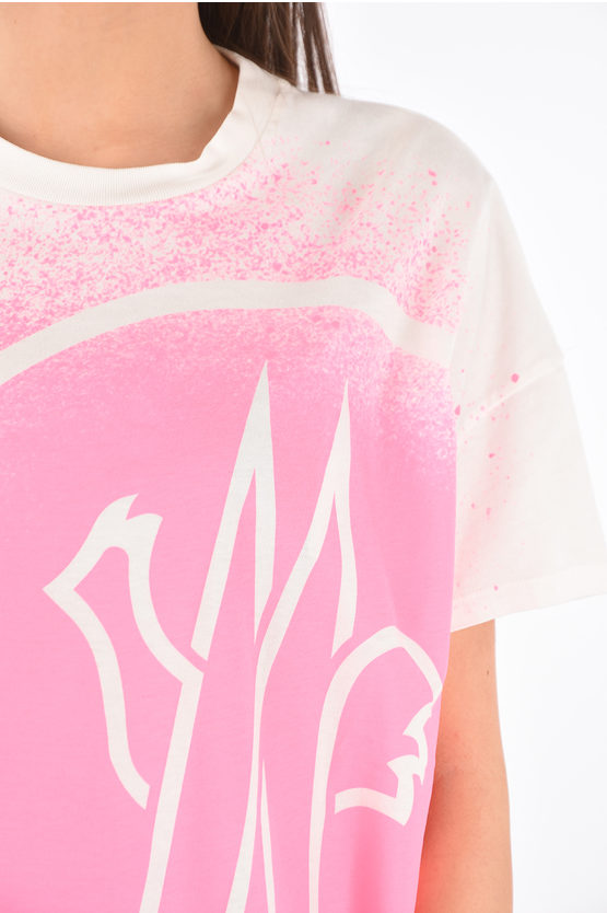 【関税込み】Moncler ピンク Peanuts Tシャツ Moncler Pink Peanuts T-Shirt Moncler
