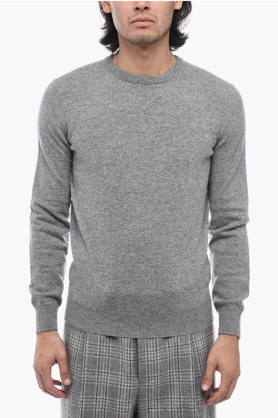 ERMENEGILDO ZEGNA CREW NECK OASI PURE CASHMERE SWEATER 