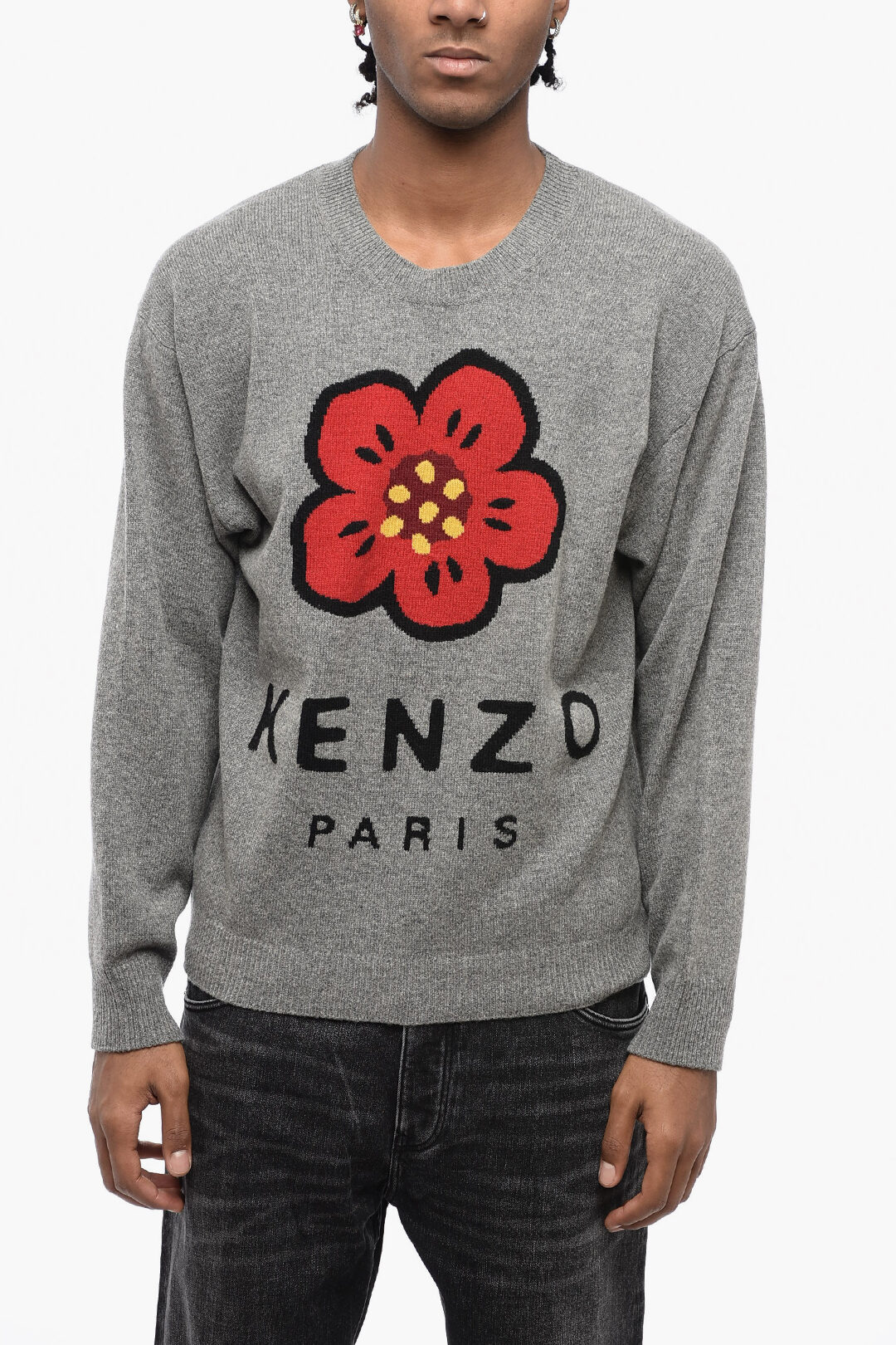 Kenzo Crew Neck POPPY Wool Sweater men Glamood Outlet