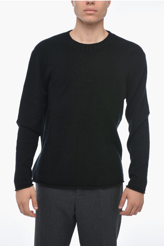 ALLUDE CREW NECK PURE CASHMERE SWEATER 