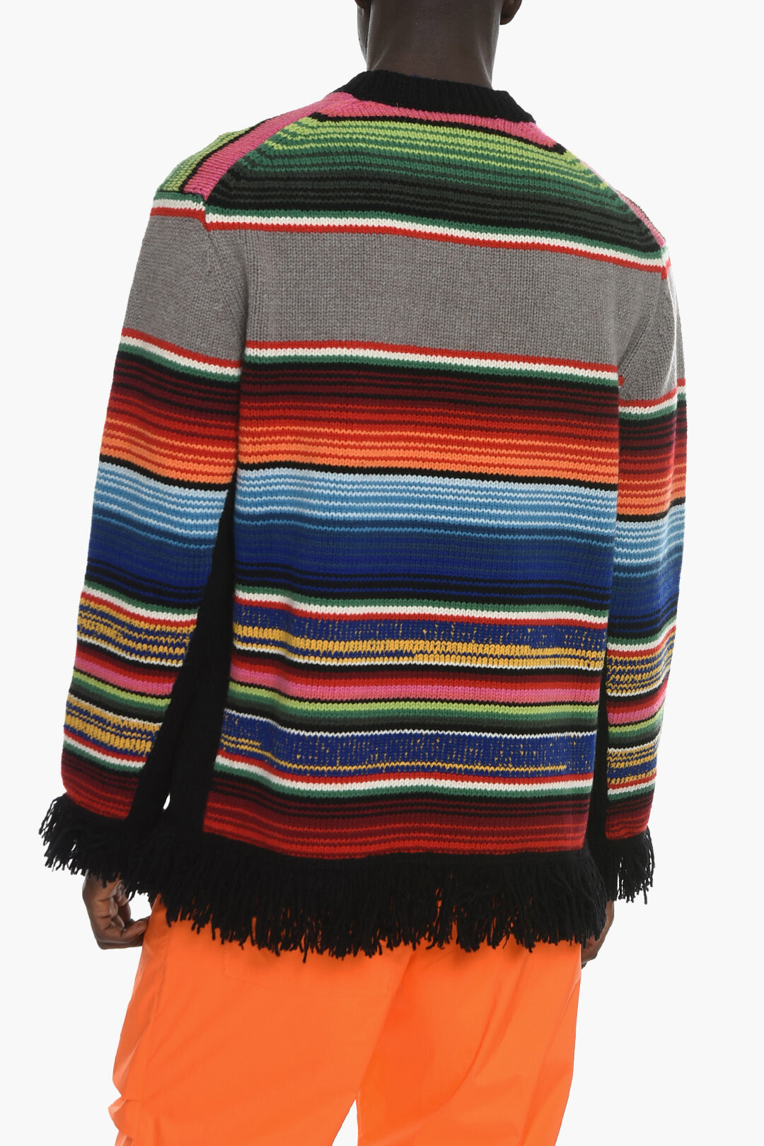 Junya Watanabe by Comme de Garcons Crew Neck Pure Striped Wool