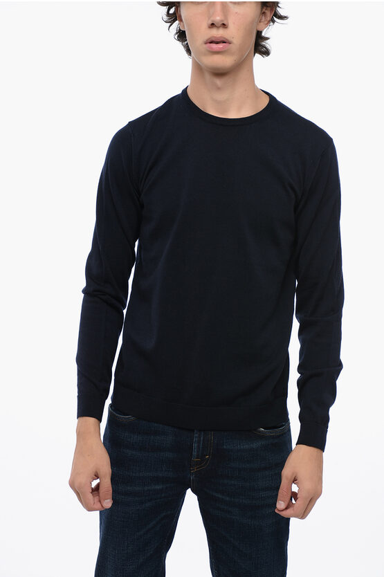 Shop Roberto Collina Crew Neck Pure Wool Sweater