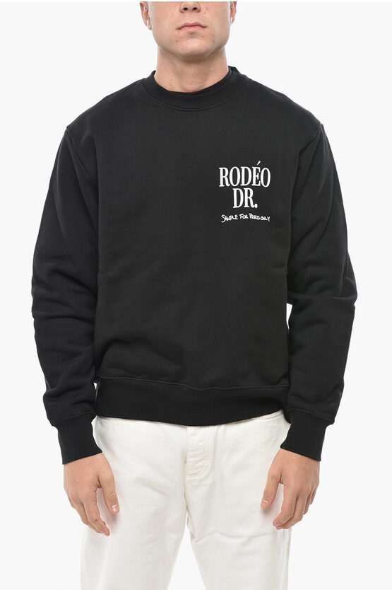 1989 Studio Crew-neck Sweatshirt Rodeo Black In Black