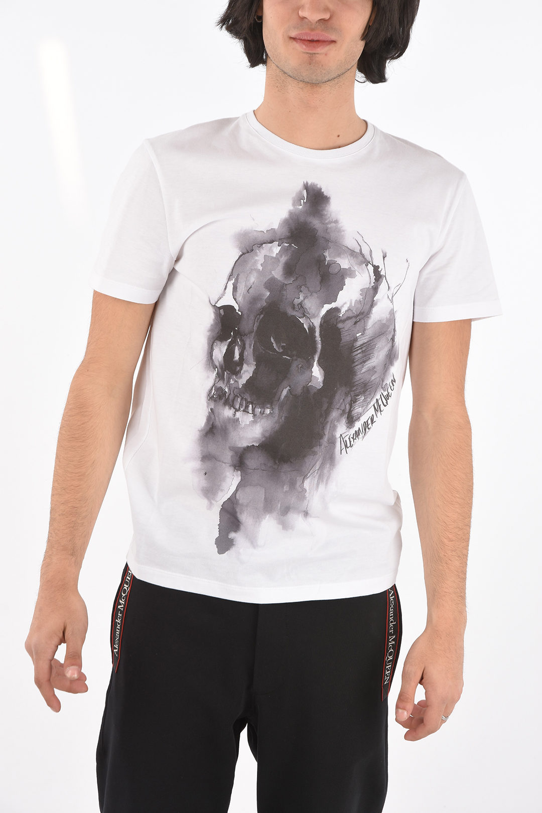 alexander mcqueen men's skull t shirt