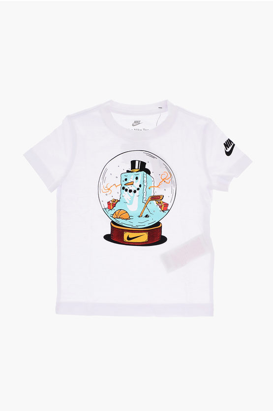Crew-neck SNOW GLOBE T-Shirt