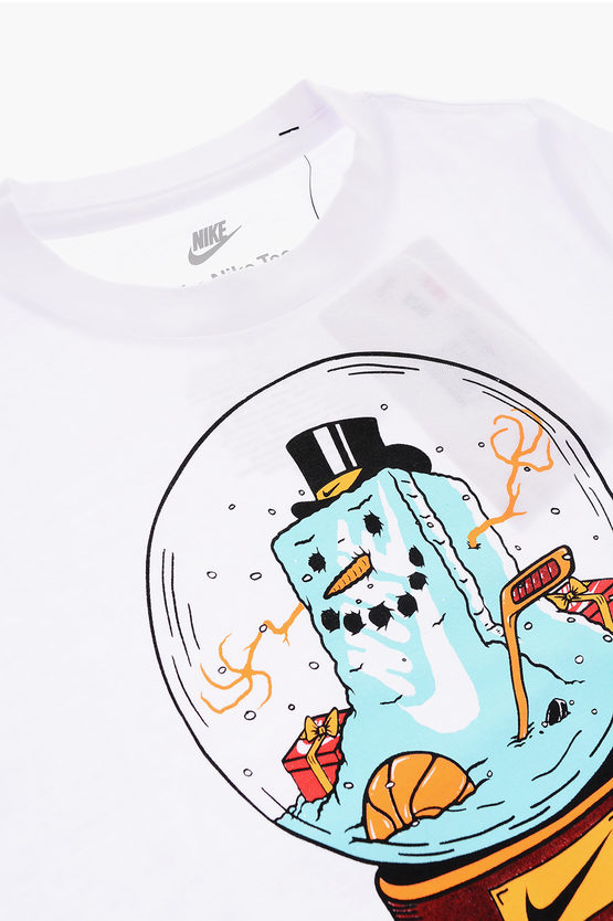 Crew-neck SNOW GLOBE T-Shirt