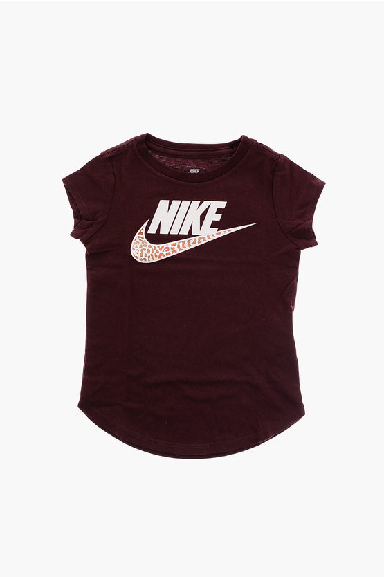 Nike Crew-neck Spot On Futura T-shirt With Animal Logo In Black