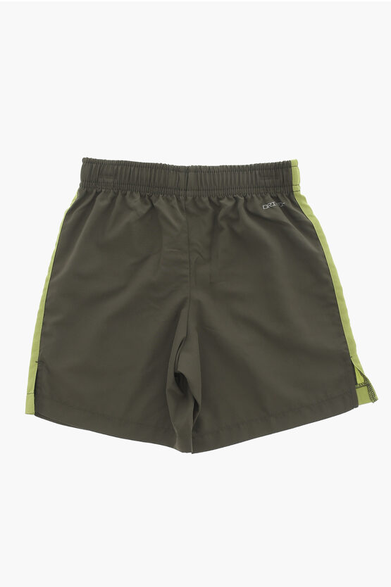 Crew-neck T-Shirt and Dri-Fit Shorts with Printed Logo