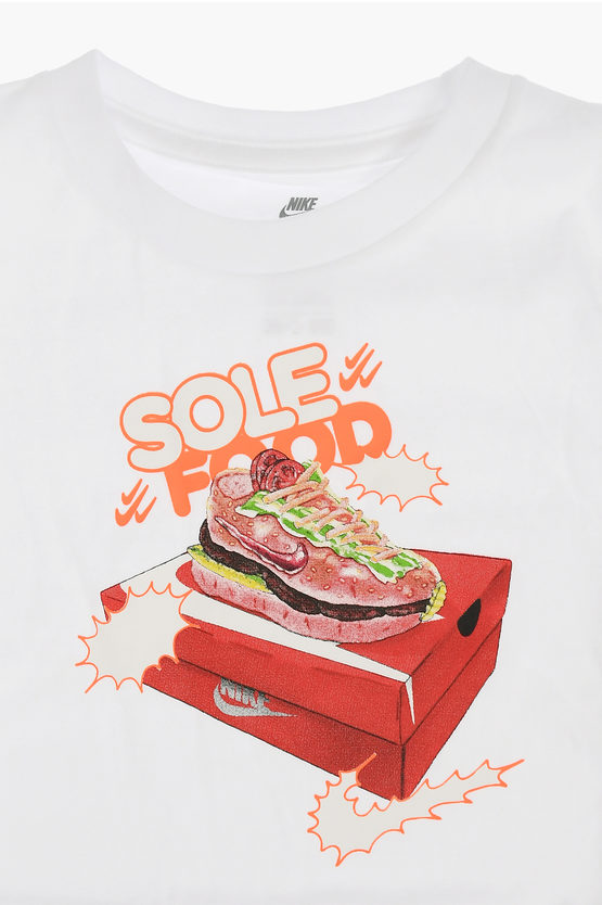 Crew Neck T-Shirt SOLE FOOD with Front Print