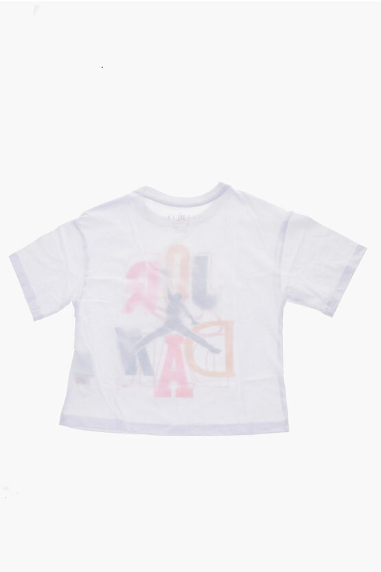 Crew-Neck T-shirt with Logo Maxi