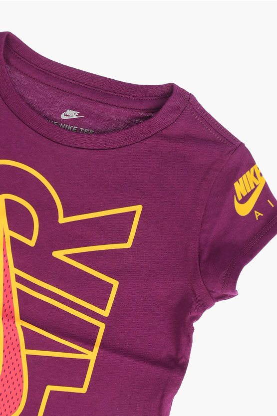 crew-neck t-shirt with print on the front