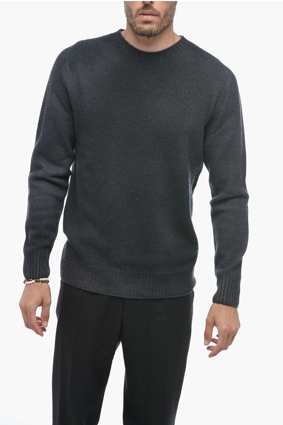 Shop Altea Crew Neck Wool And Cashmere Sweater