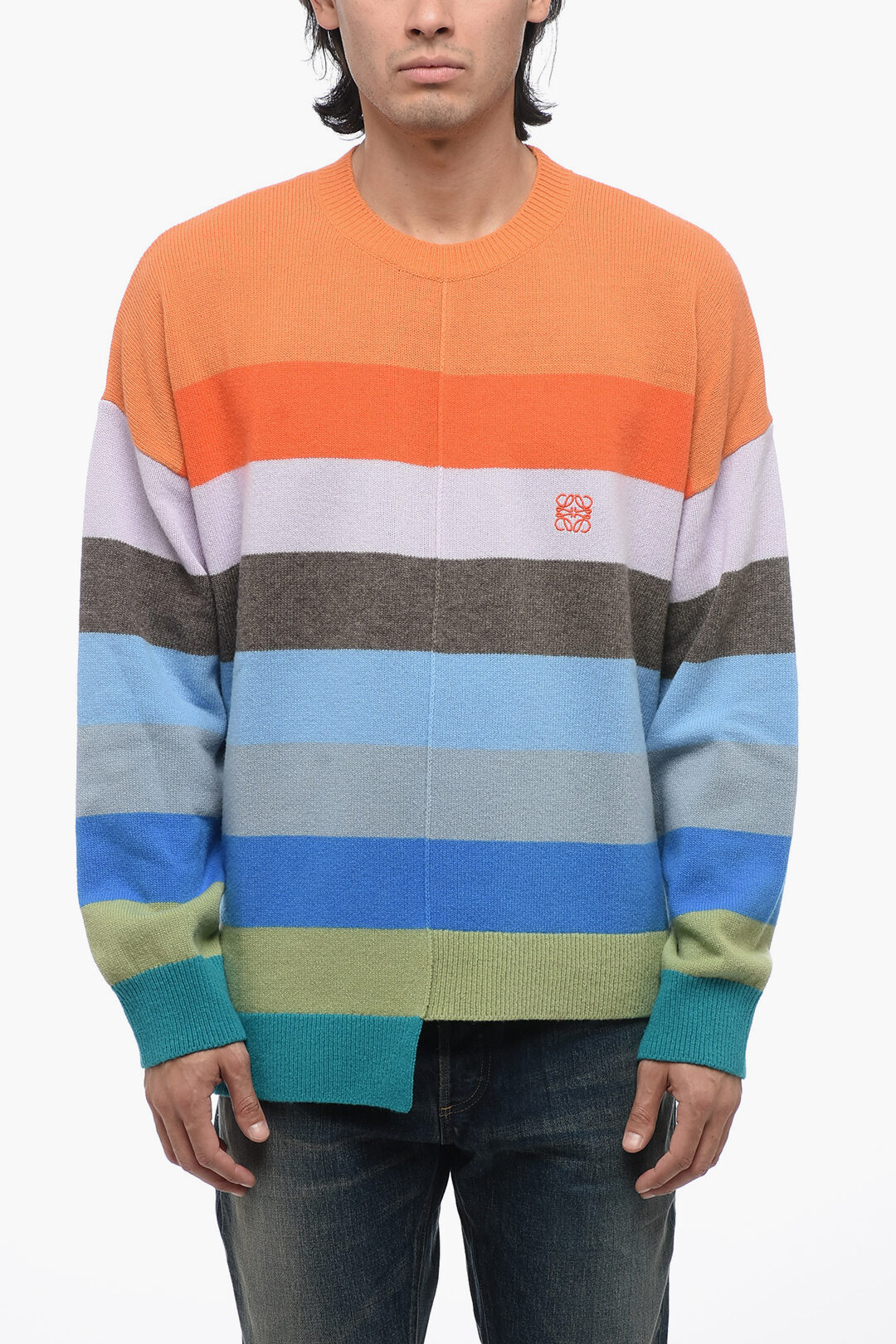 Striped Motif on sale Sweater