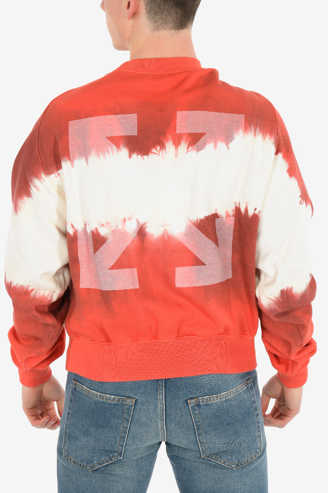 Crewneck ARROW TIE DYE CONTOUR Sweatshirt