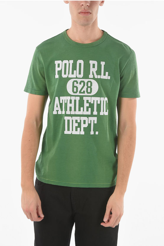 Polo Ralph Lauren Crewneck Greenwich T-shirt With Contrasting Logo Print