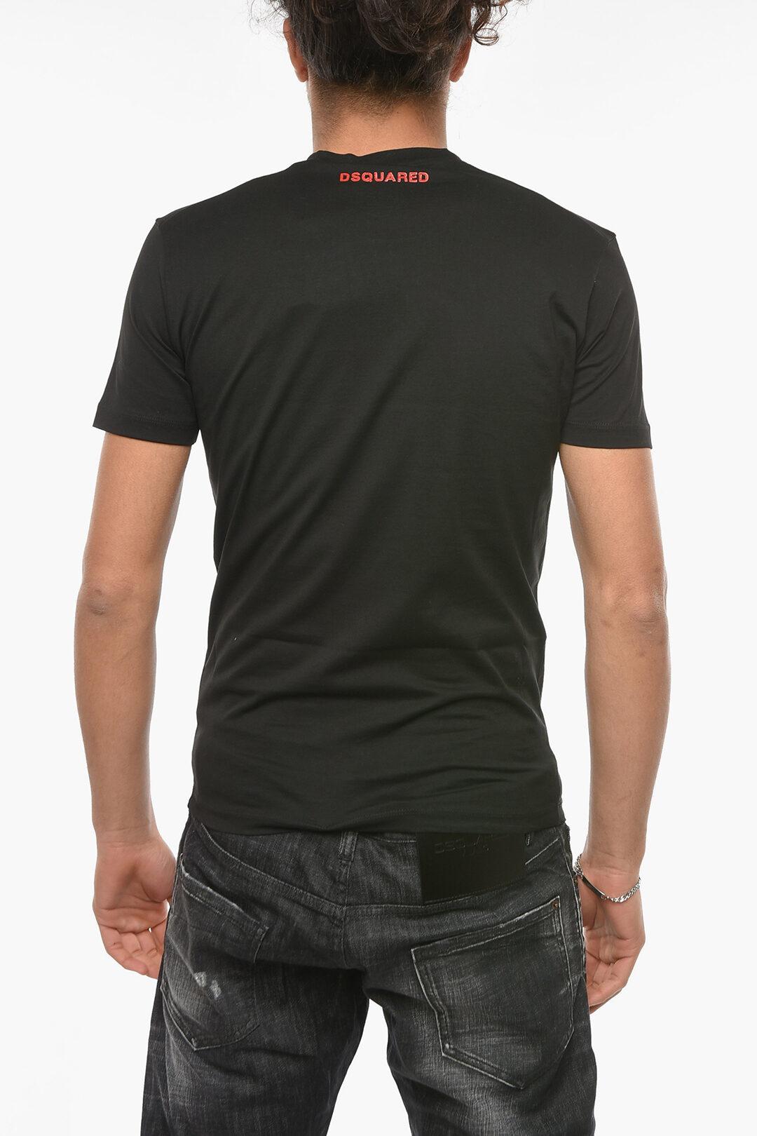 Dsquared2 Crewneck KICK ASS COOL FIT T-shirt men - Glamood Dsquared2 Crewneck KICK ASS COOL FIT T-shirt men - Glamood