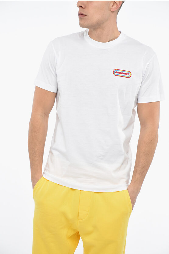 Dsquared2 Logo-patch T-shirt In White